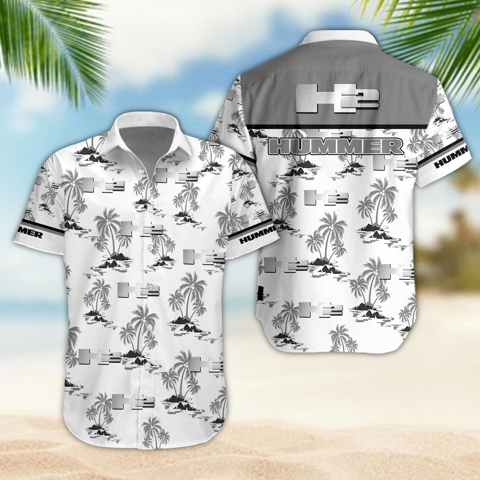 H2 Hummer Hawaiian Shirt