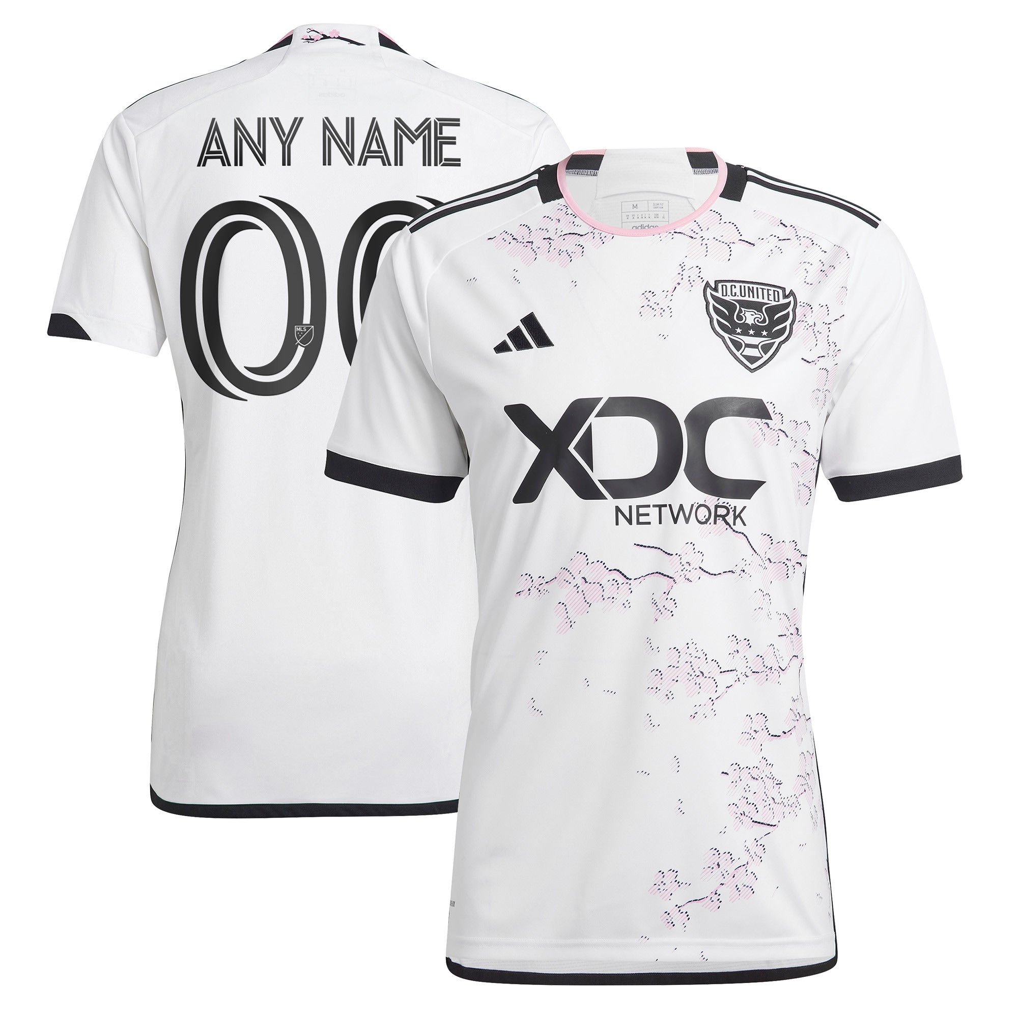 D.C. United 2023 The Cherry Blossom Kit Replica Custom Jersey – White