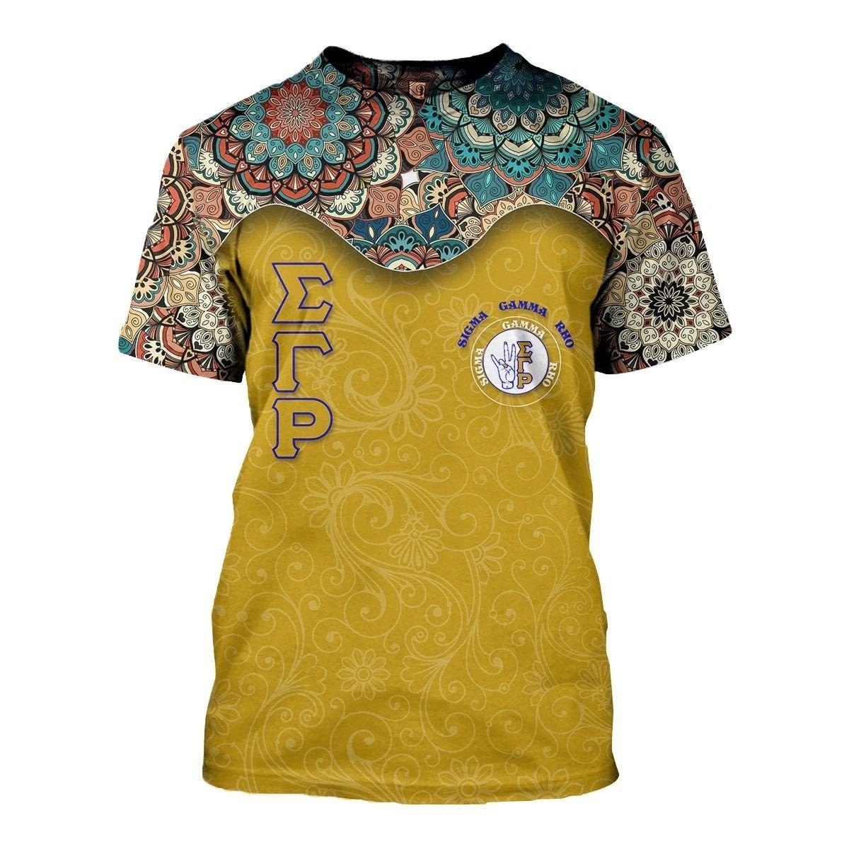 Sorority Tshirt – Floral Sigma Gamma Rho Tshirt