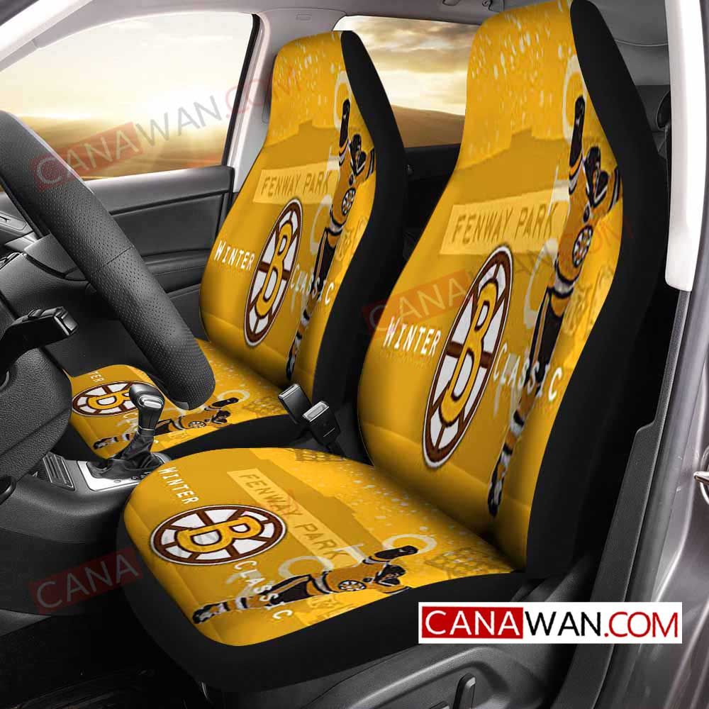 Boston Bruins Style165 3D Customized Personalized Car Seat Cover