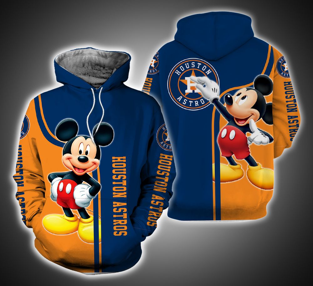 Houston Astros And Mickey Mouse Disney 3D Print Hoodie – Giftsluv