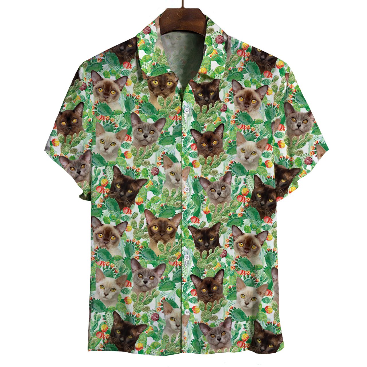 Burmese Cat Hawaii Shirt Ha46877