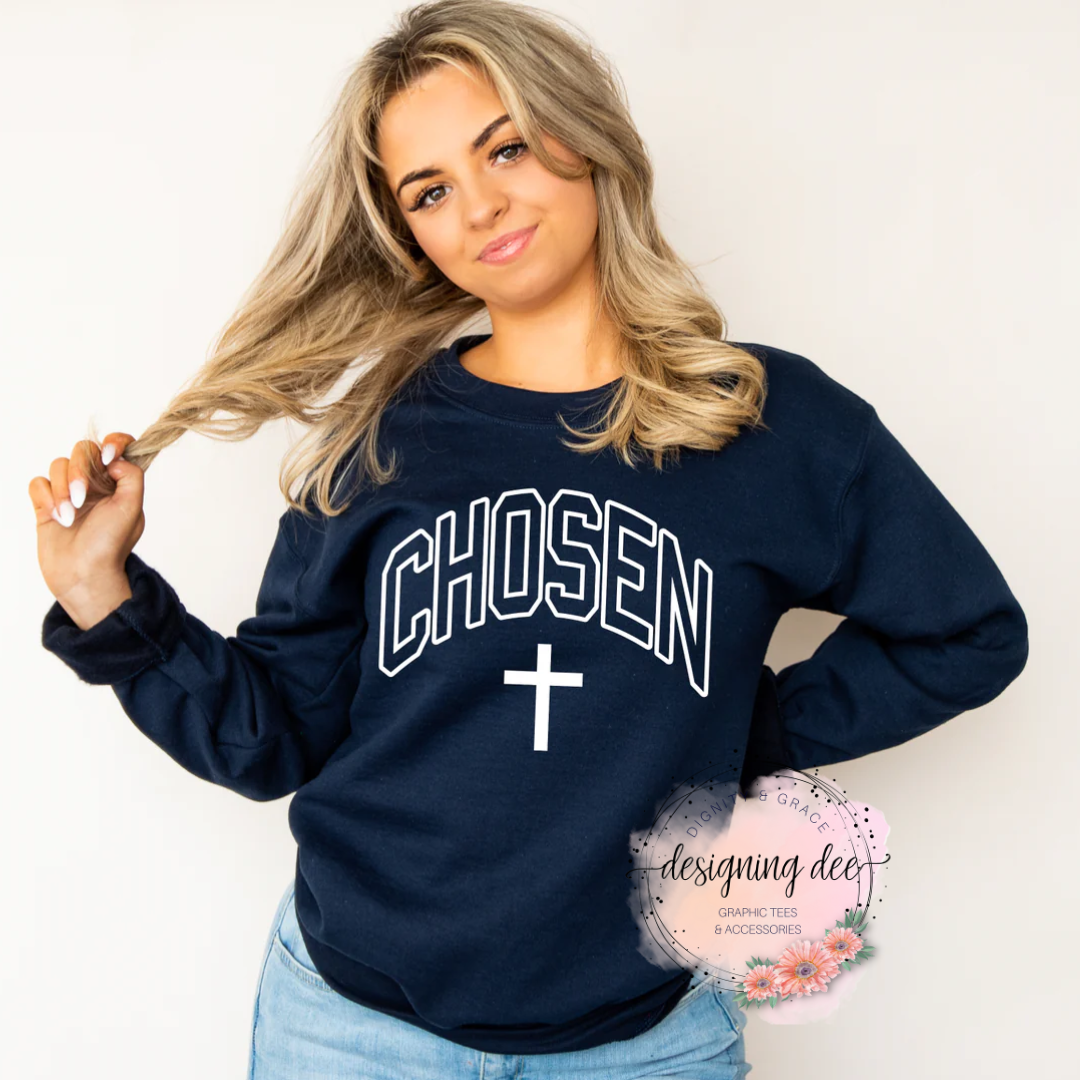 Chosen Varsity Style Christian Shirt For Women