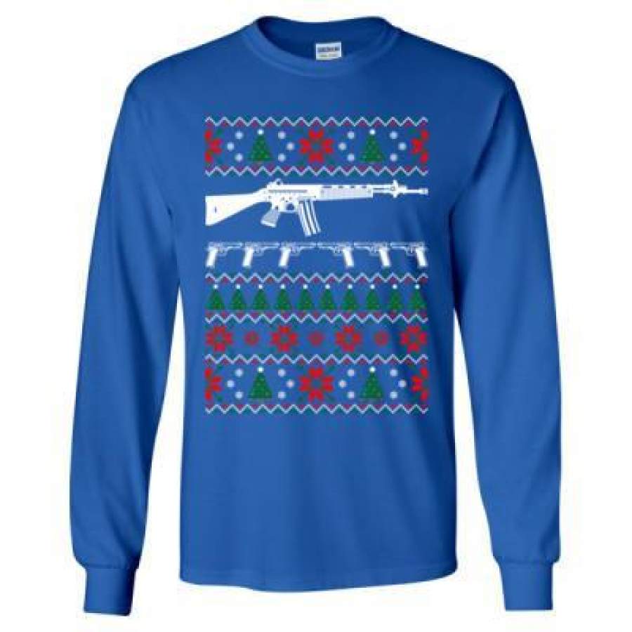 AGR AR15 Ugly Christmas Sweater – Long Sleeve T-Shirt