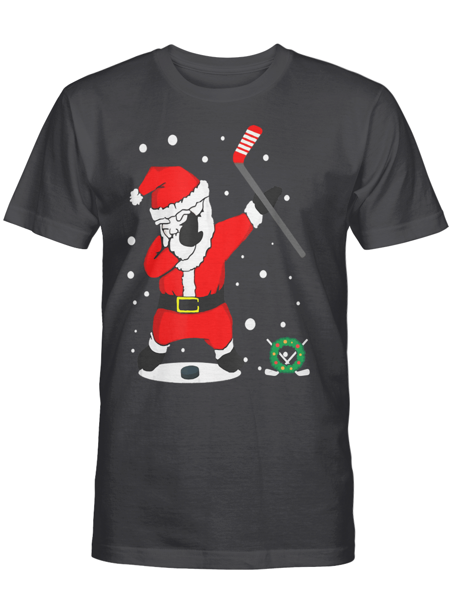 AmazeStyleZ Santa’s Reindeer, Ugly Christmas Sweater, Christmas Gift Ideas, Christmas TreeDabbing Hockey Funny Reindeer Dab Dance Santa Christmas T-Shirt