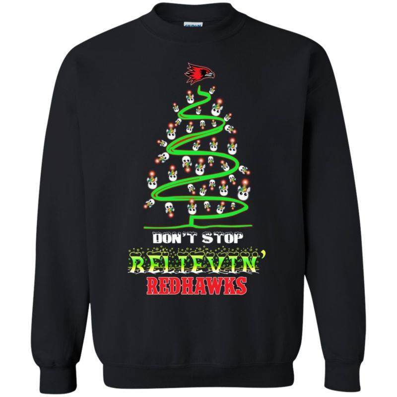 Southeast Missouri State Redhawks Ugly Christmas Sweaters Don’t Stop Believin’ Hoodies Sweatshirts