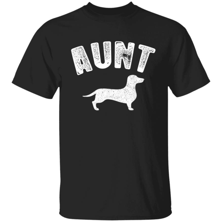 Aunt Dachshund Matching Dachshund Family TShirt Vintage