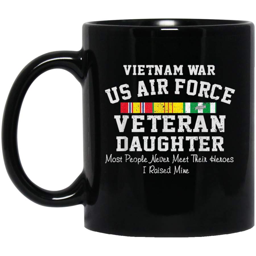 Vietnam war us air force daughter Veterans Day Gift Veterans Day Christmas Gift Mug