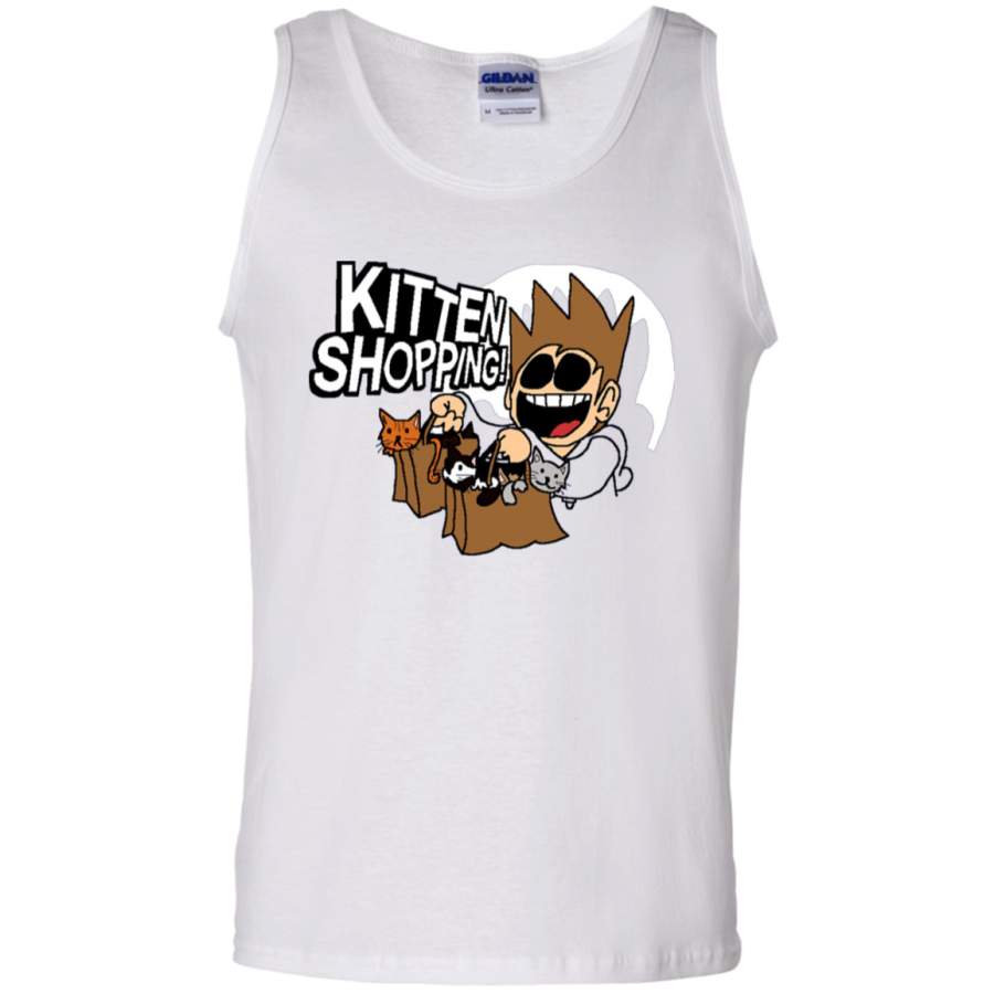 AGR EDDSWORLD KITTEN SHOPPING Mens Tank Top