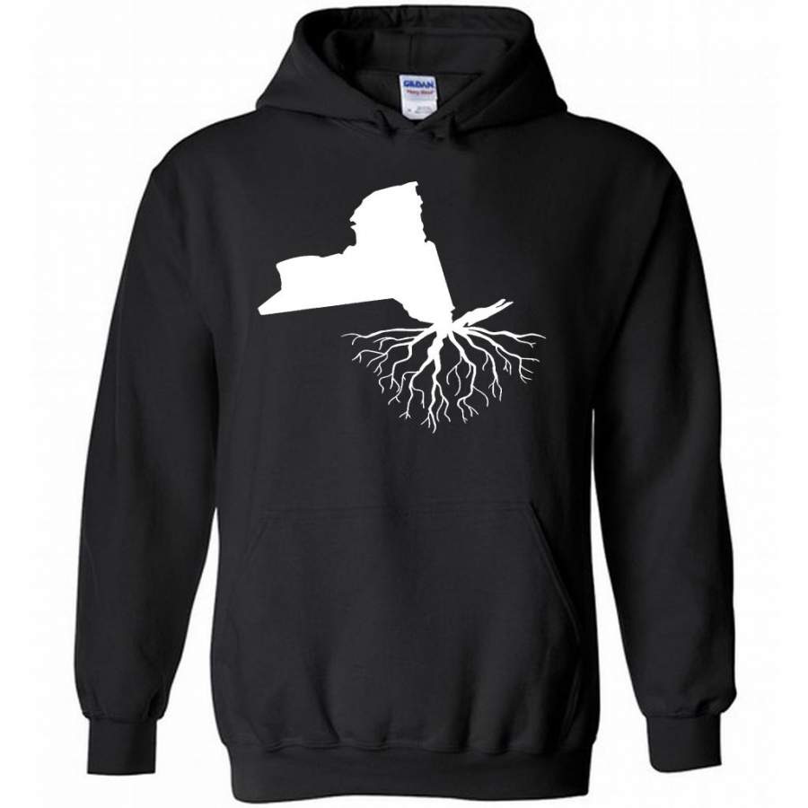 New York Root w – Gildan Heavy Blend Hoodie