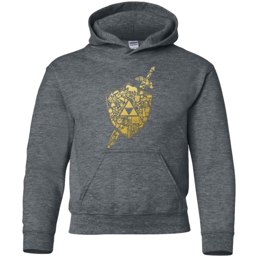 The legend continues gold Youth Hoodie