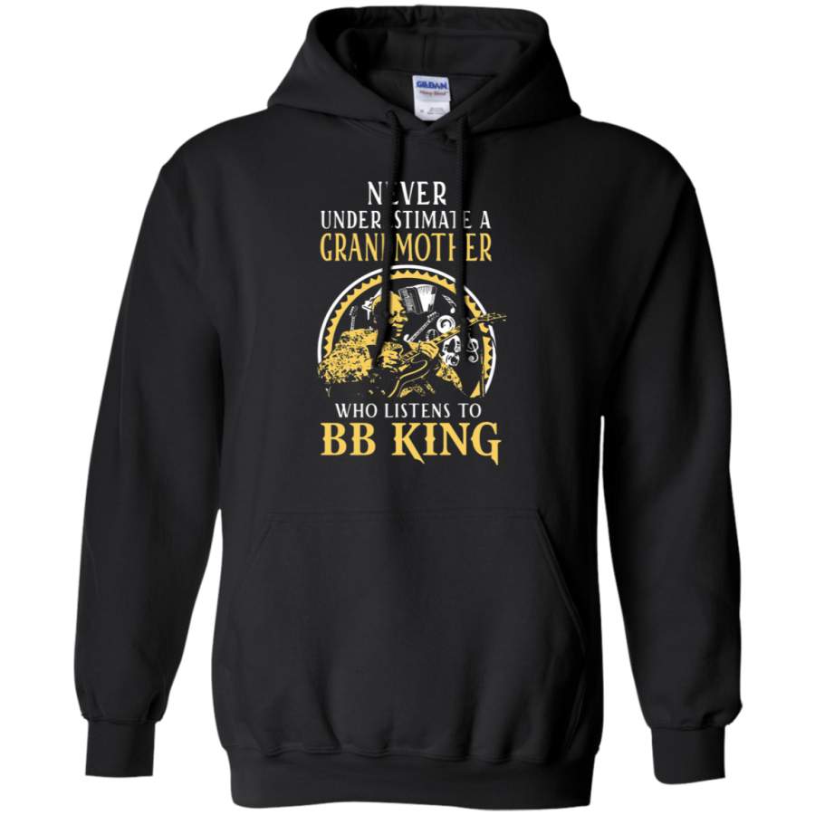 AGR Never Underestimate A Grandmother Who Listens To BB King Hoodie