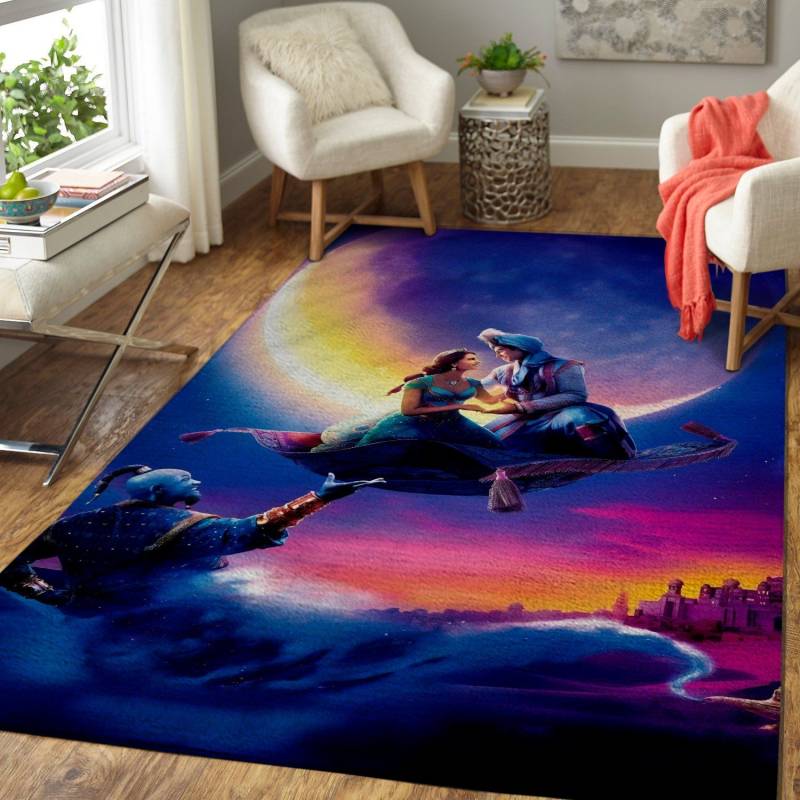 Aladdin, Princess Jasmine & Genie Area Rug