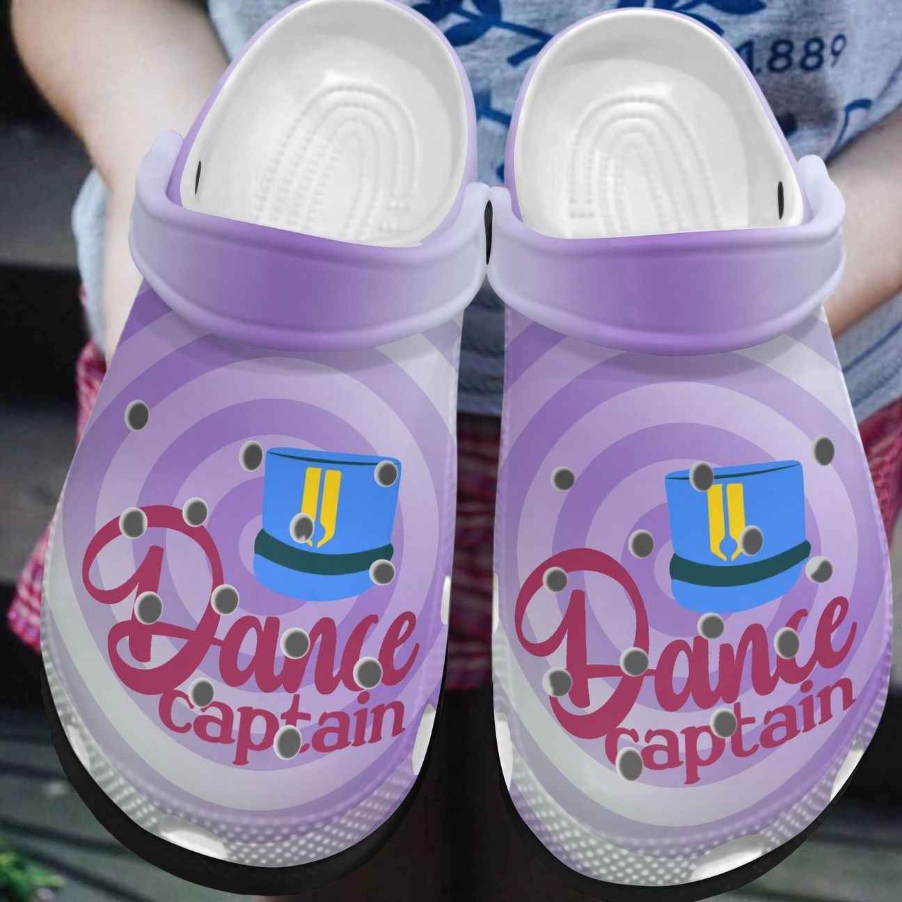 Marching Band Personalized Clog, Custom Name, Text, Color, Number Fashion Style For Women, Men, Kid, Print 3D Dance Captain