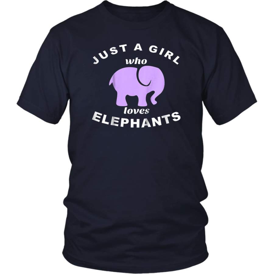 Just A Girl Who Loves Elephants Shirt