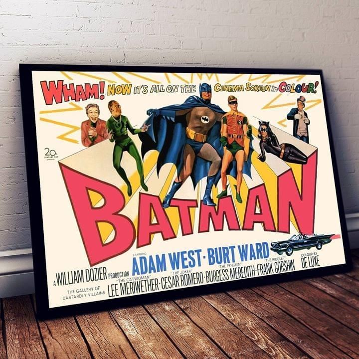 Batman adam west burt ward for fan poster poster canvas