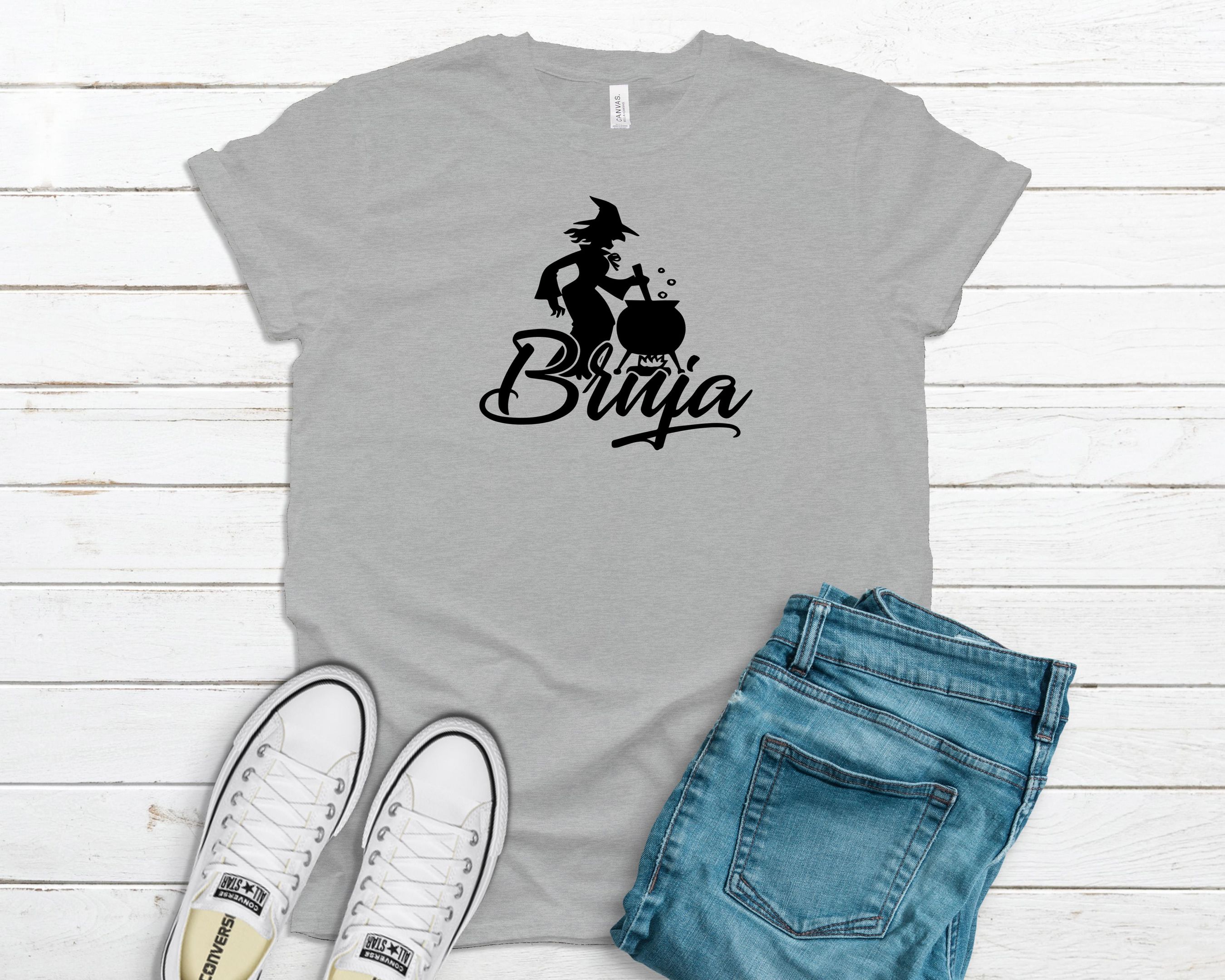 Bruja Shirt, Latin Witch Shirt, Latin Halloween Shirt, Halloween Shirt, Witch Shirt