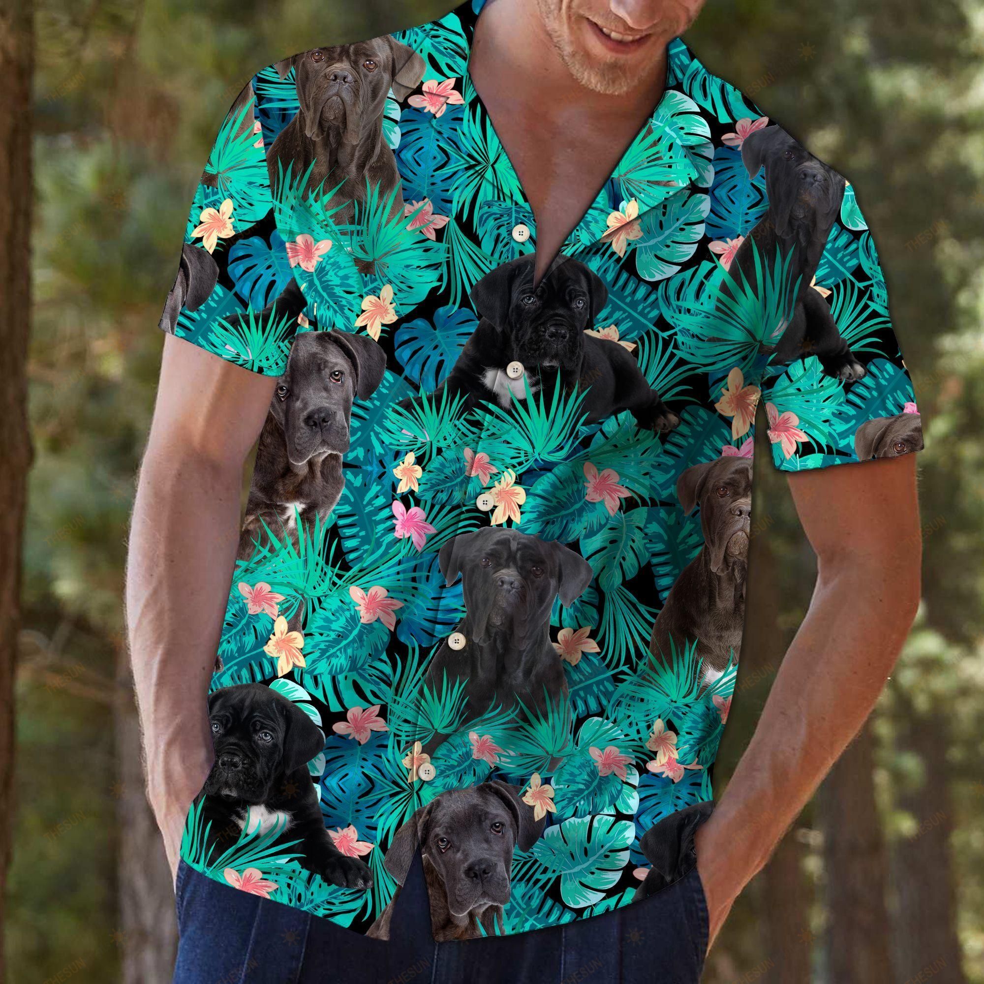 Cane Corso Tropical Hawaiian Shirt Ha89858