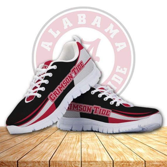 Alabama Crimson Tide Mascot 3D Running Sport Sneakers