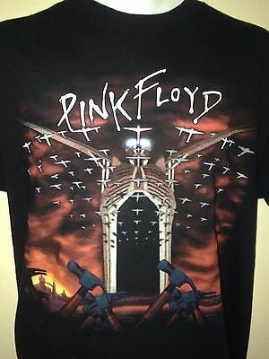 Vintage Pink Floyd 1987 The Wall  T-shirt Rock Out Of Print Rare 7032