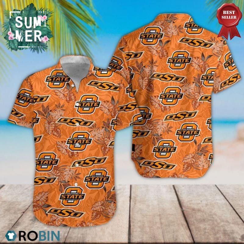 Oklahoma State Cowboys Aloha Shirt Hawaiian Ha91591