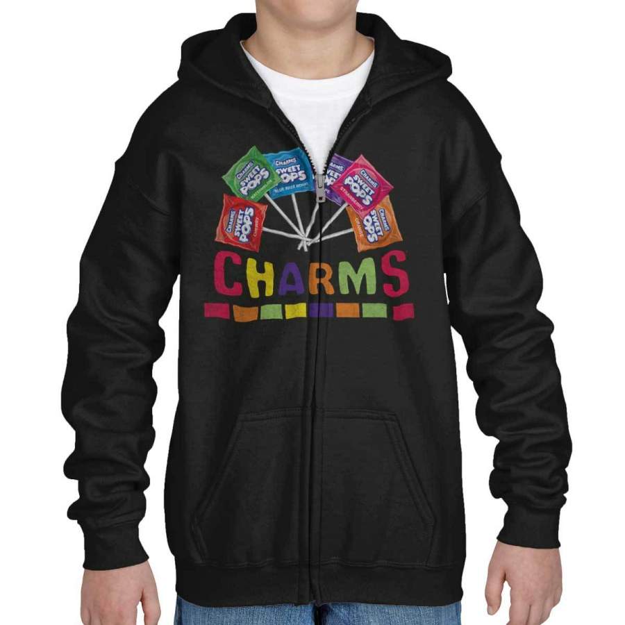 Vintage Charms Youth Zip Hoodie