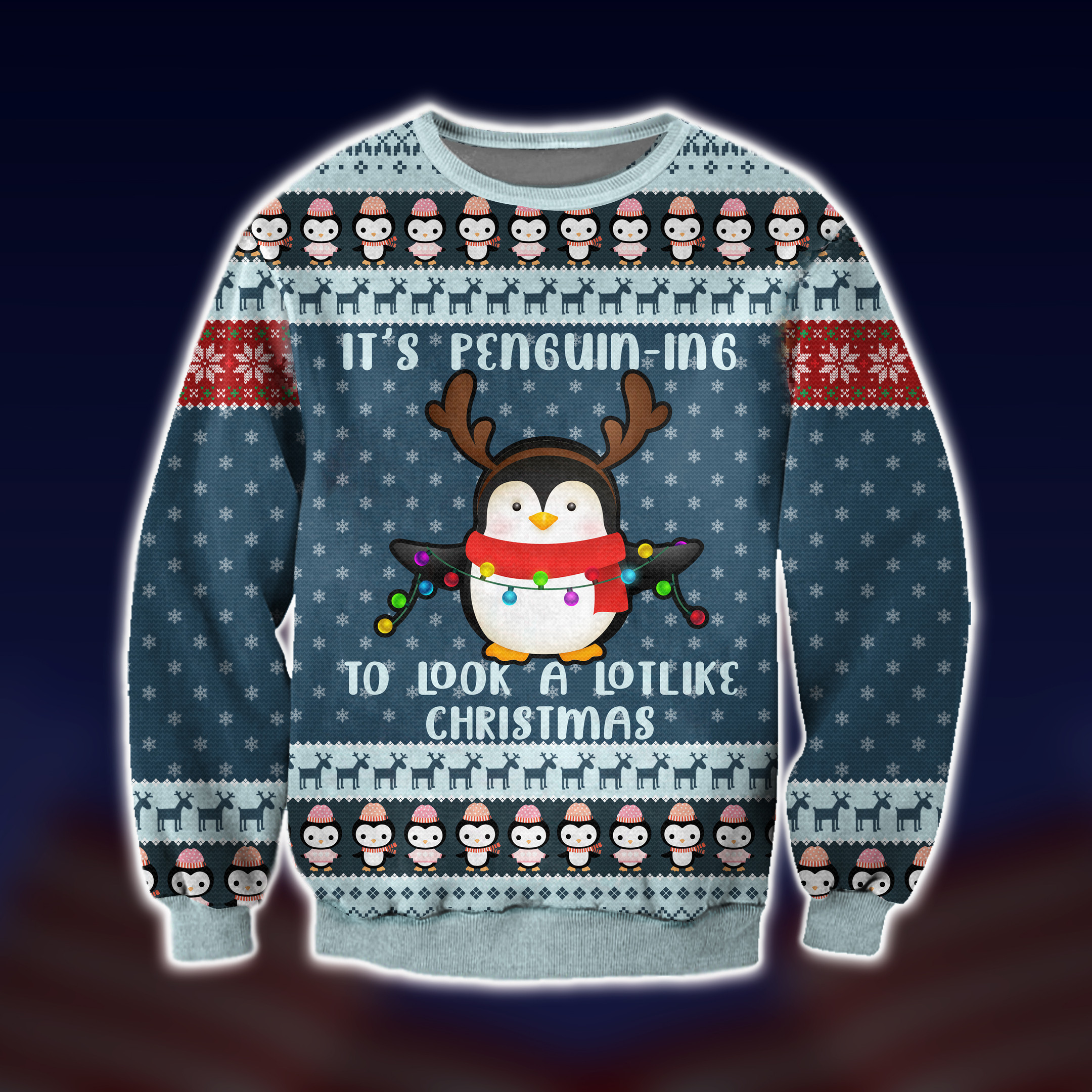 It’S Penguin-Ing Christmas Ugly Christmas Sweater