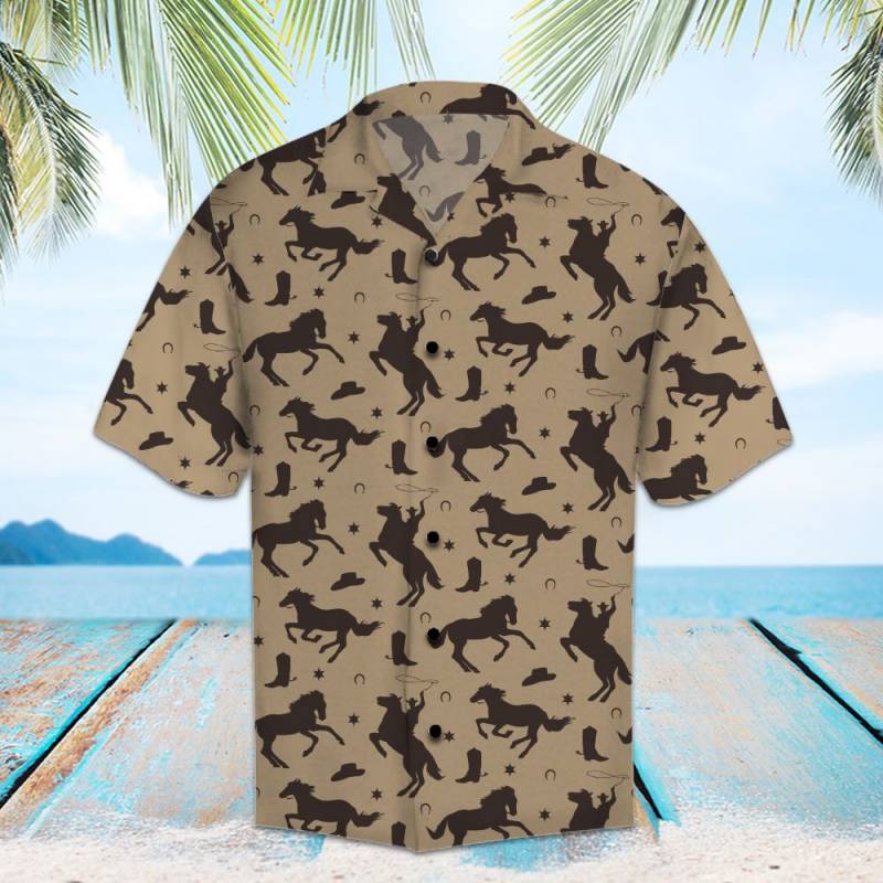 Amazing Cowboy Hawaiian Shirt Ha37333