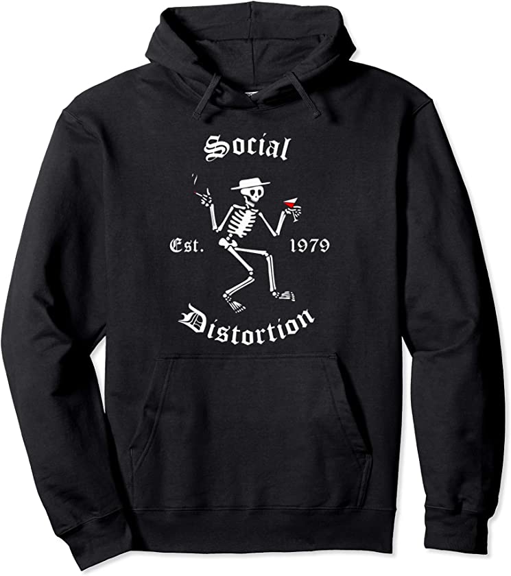 Vintage Social Arts Distortion Band Music 1979 Legends Gifts Pullover Hoodie