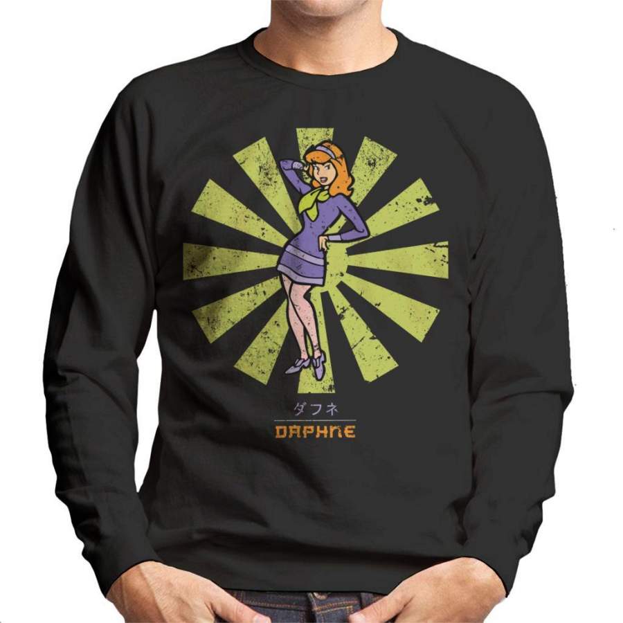 Daphne Retro Japanese Scooby Doo Men's Sweatshirt - EmprintsTOP