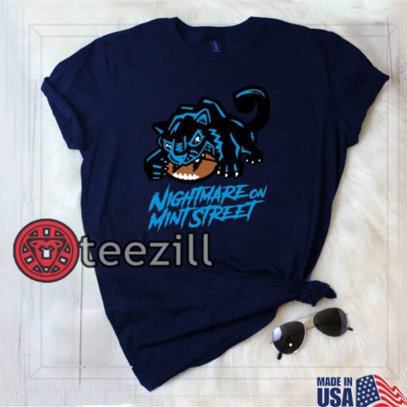 NIGHTMARE ON MINT STREET SHIRT CAROLINA PANTHERS TEE