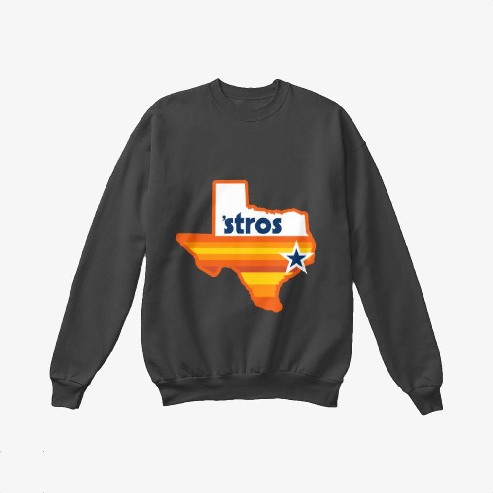 Stros Texas, Houston Astros Crewneck Sweatshirt