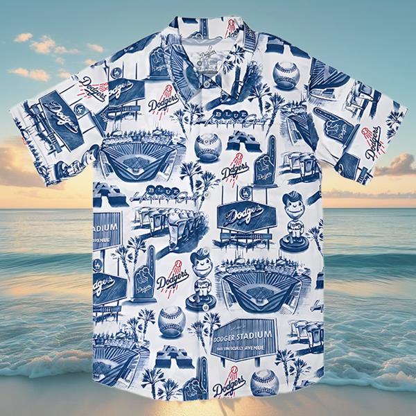 Los Angeles Dodgers Hawaiian Shirt Night