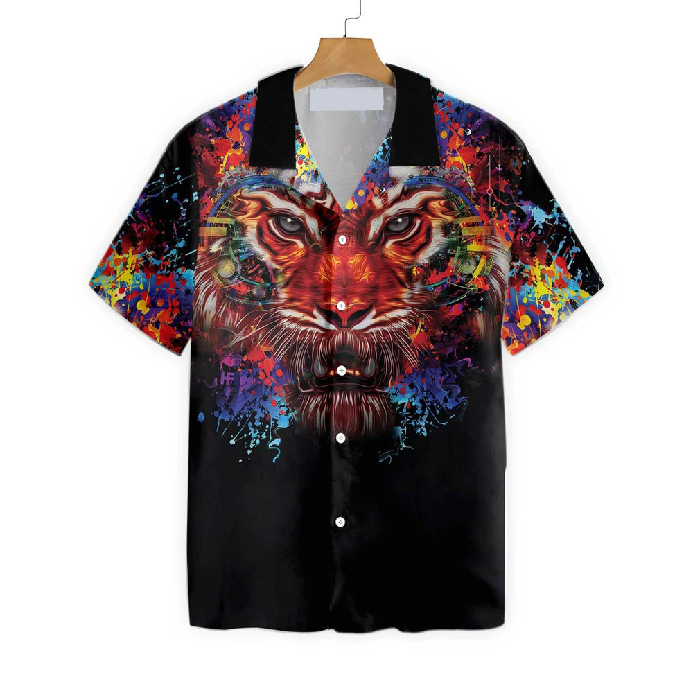 Tiger Colorful Hawaii Shirt Ha29009