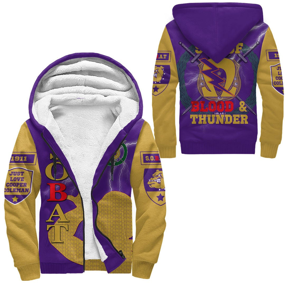 Fraternity Hoodie – Omega Psi Phi S.O.B.A.T Sherpa Hoodie