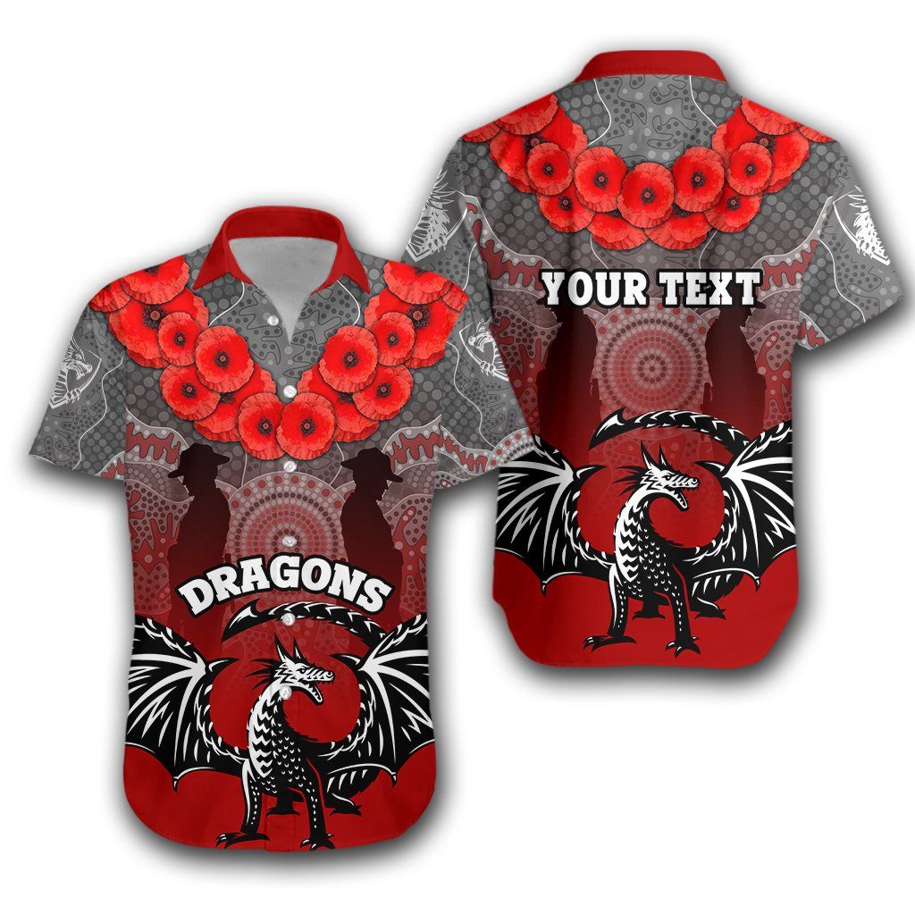 Dragons Hawaii Shirt George Anzac Day Ha92679