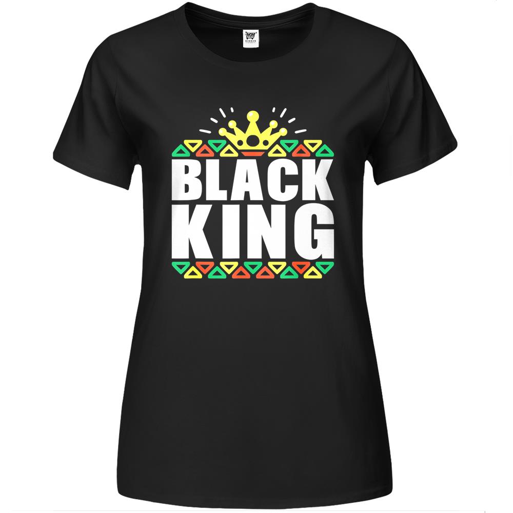 Black History For Men Boys Kids Black King African Pride Premium Womens T Shirts