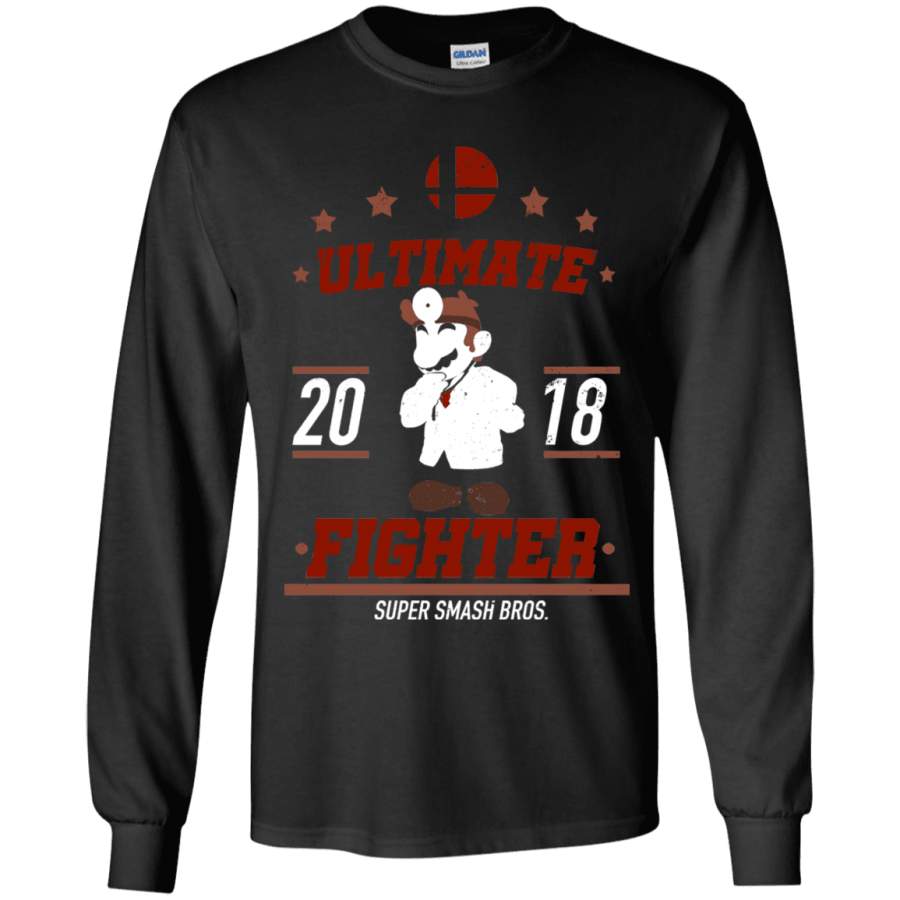 Ultimate Fighter Dr. Mario Youth Long Sleeve T-Shirt