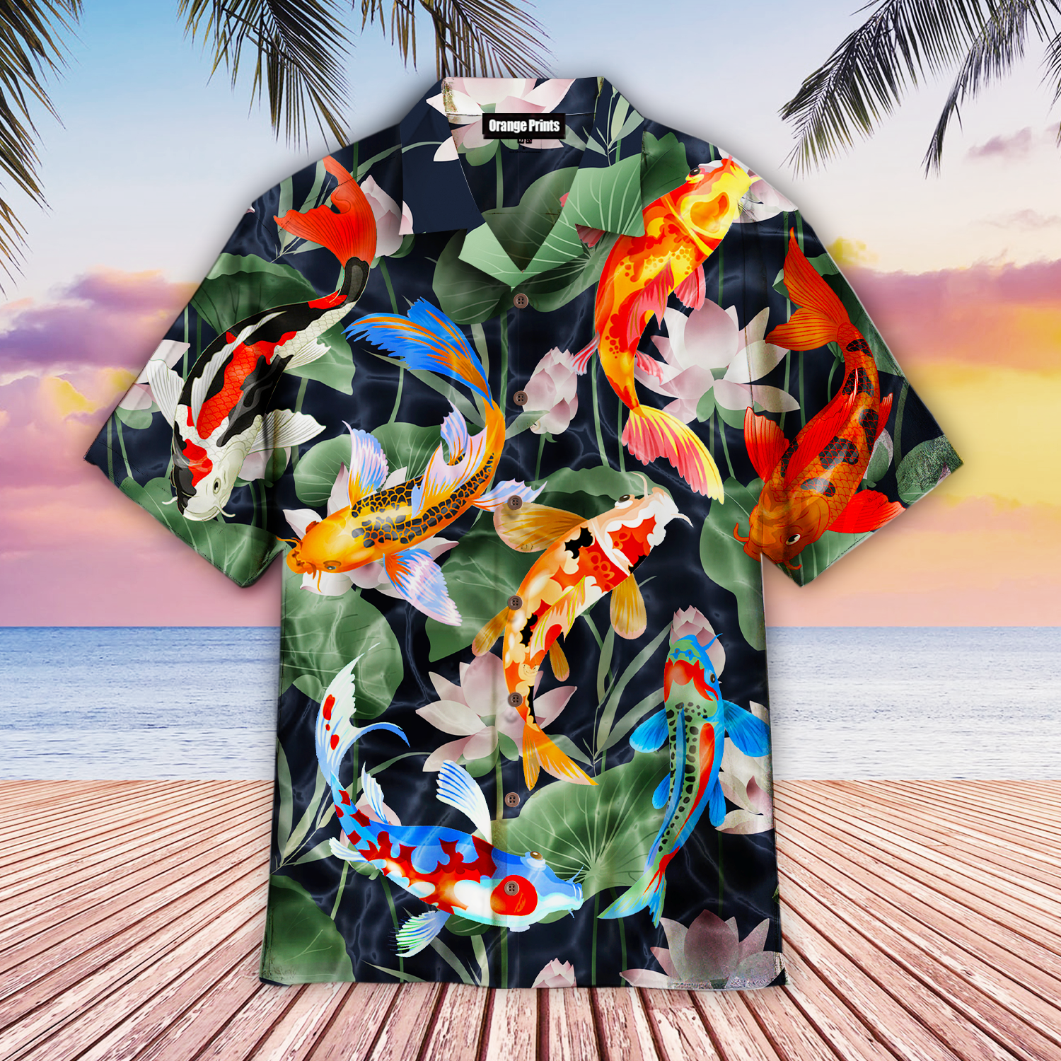 Koi Fish Hawaii Shirt For Men Women Ha18146