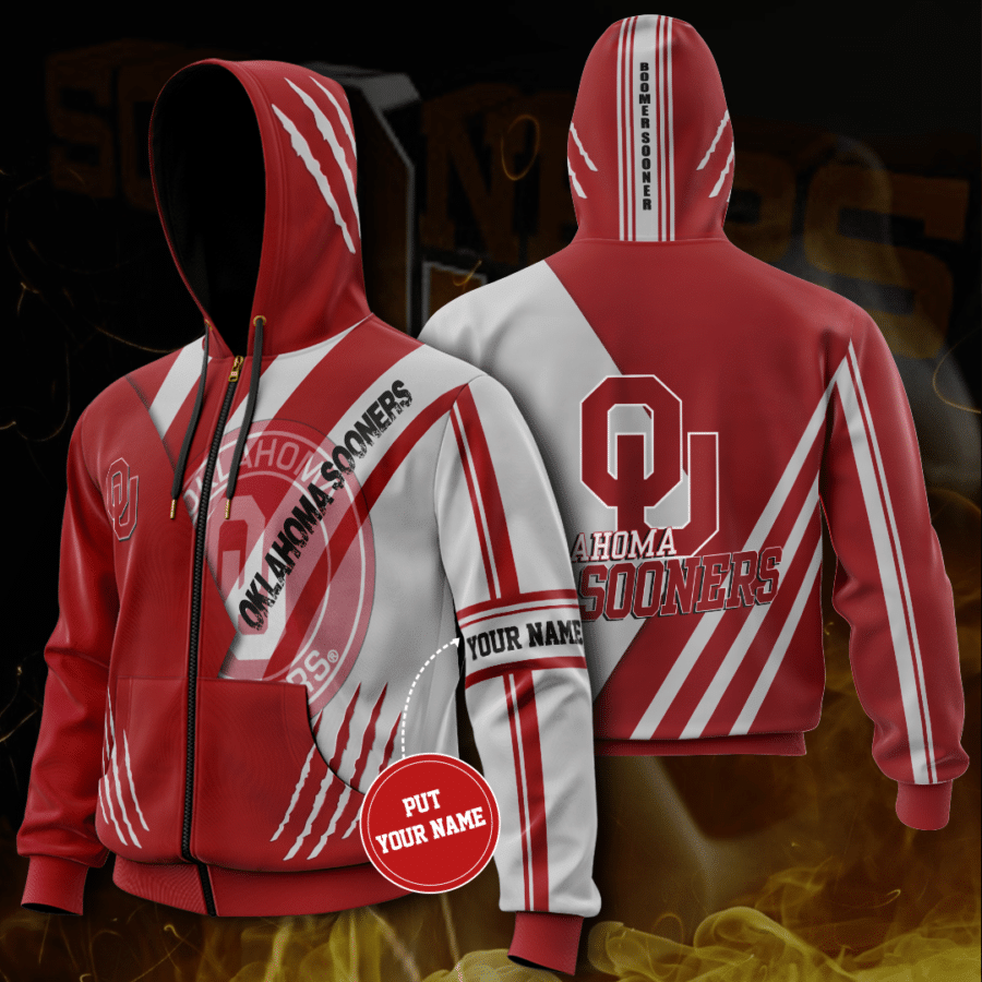 Personalized Os Zip-Up Hoodie