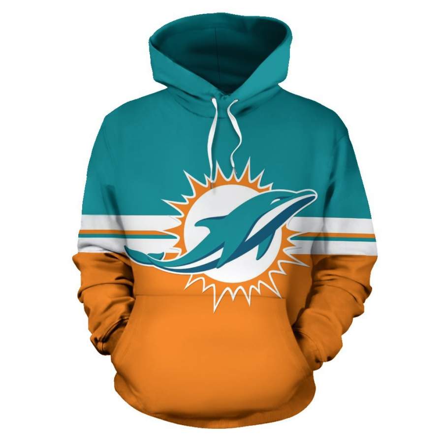 Miami Dolphins Hoodie All Over Print