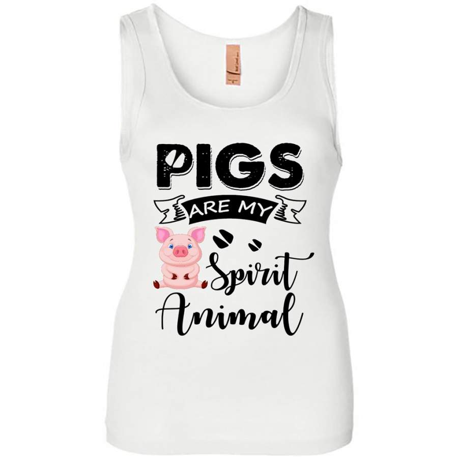 Pigs Are My Spirit Animal A – Womens Jersey Tank