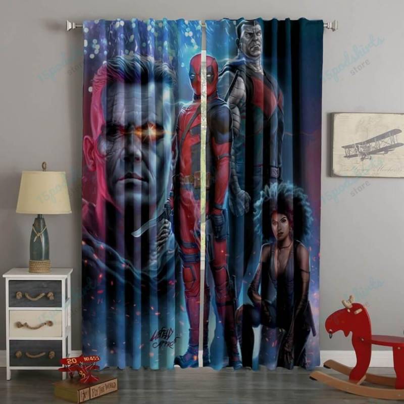 3D Printed Deadpool 2 Style Custom Living Room Curtains