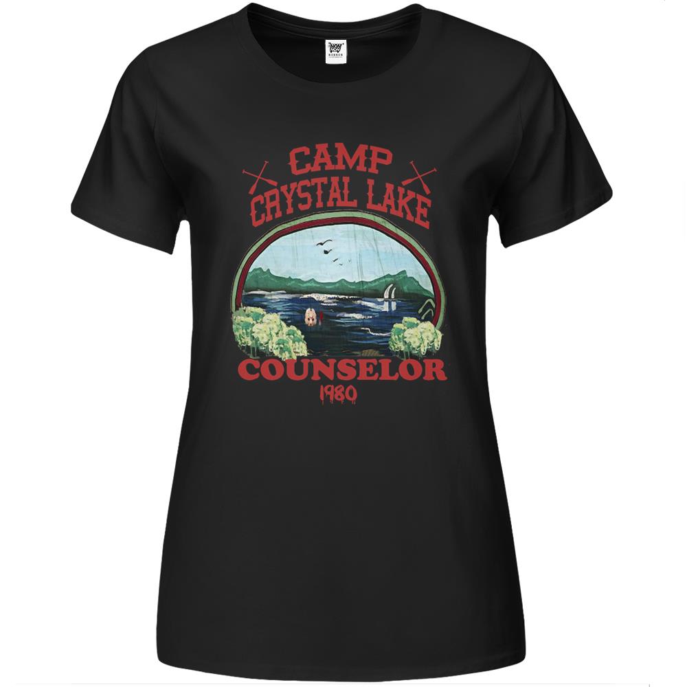 Camp Crystal Lake Counselor Premium Womens T Shirts