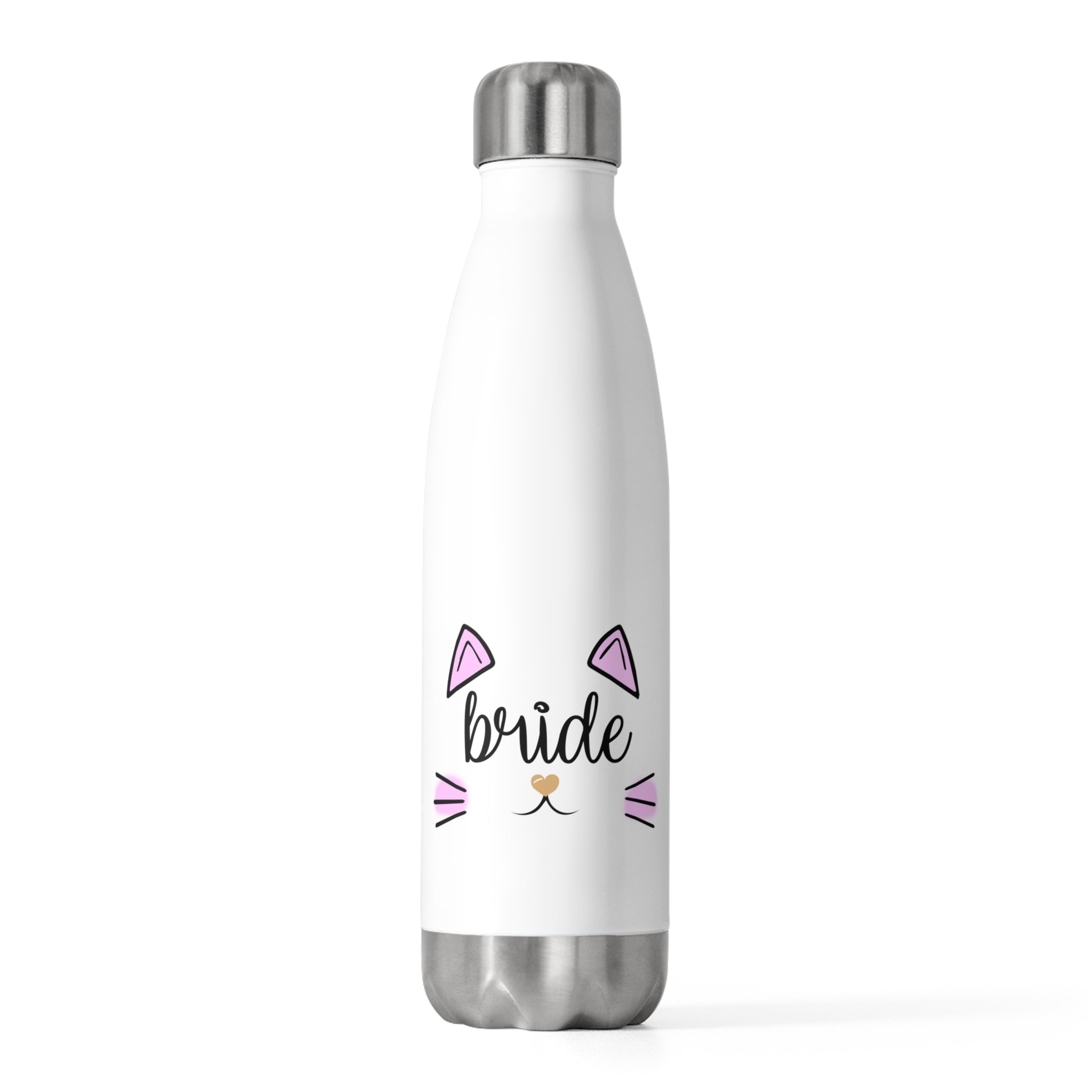 Bride Cat Bachelorette Team Bride Shirt Bridal Party Shower Gift Bridesmaid Shirts 20Oz Insulated Bottle