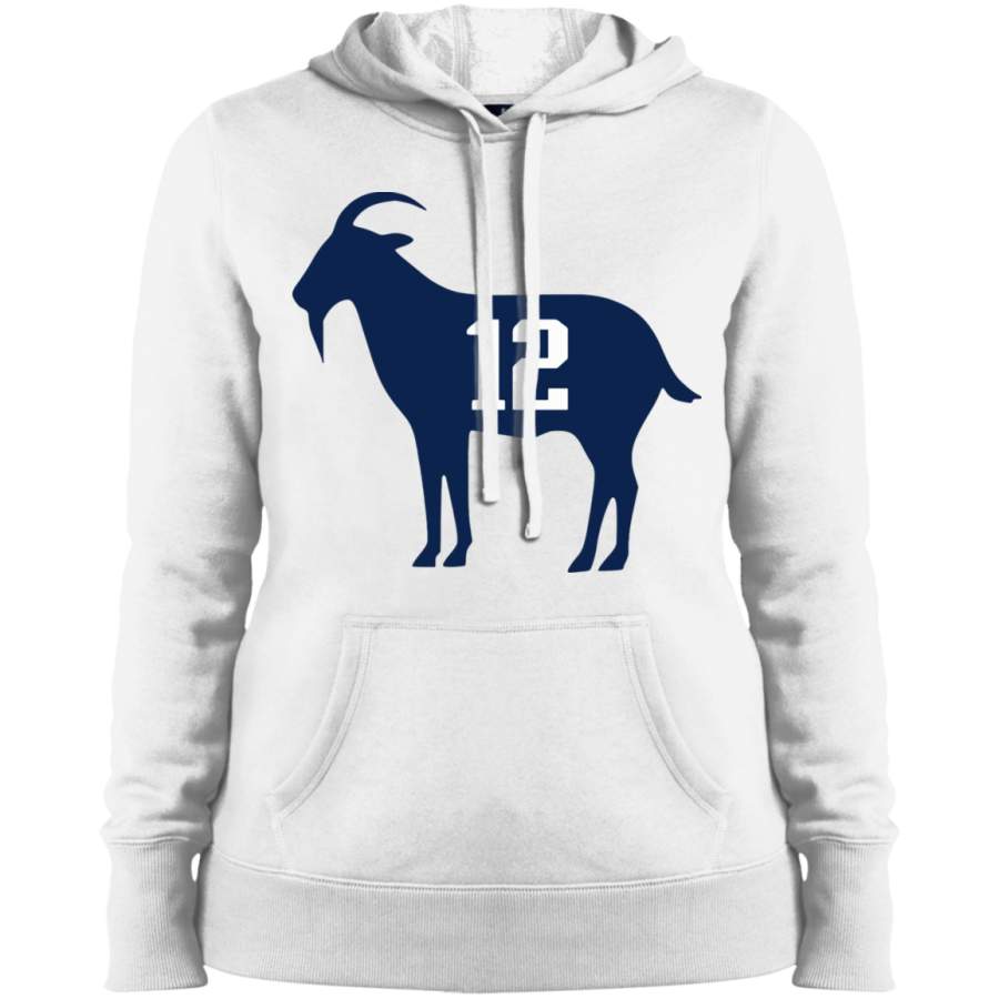 AGR goat tb12 tom Brady Ladies’ Pullover Hooded Sweatshirt