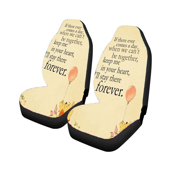 Winnie The Pooh Quotes Car Seat Covers