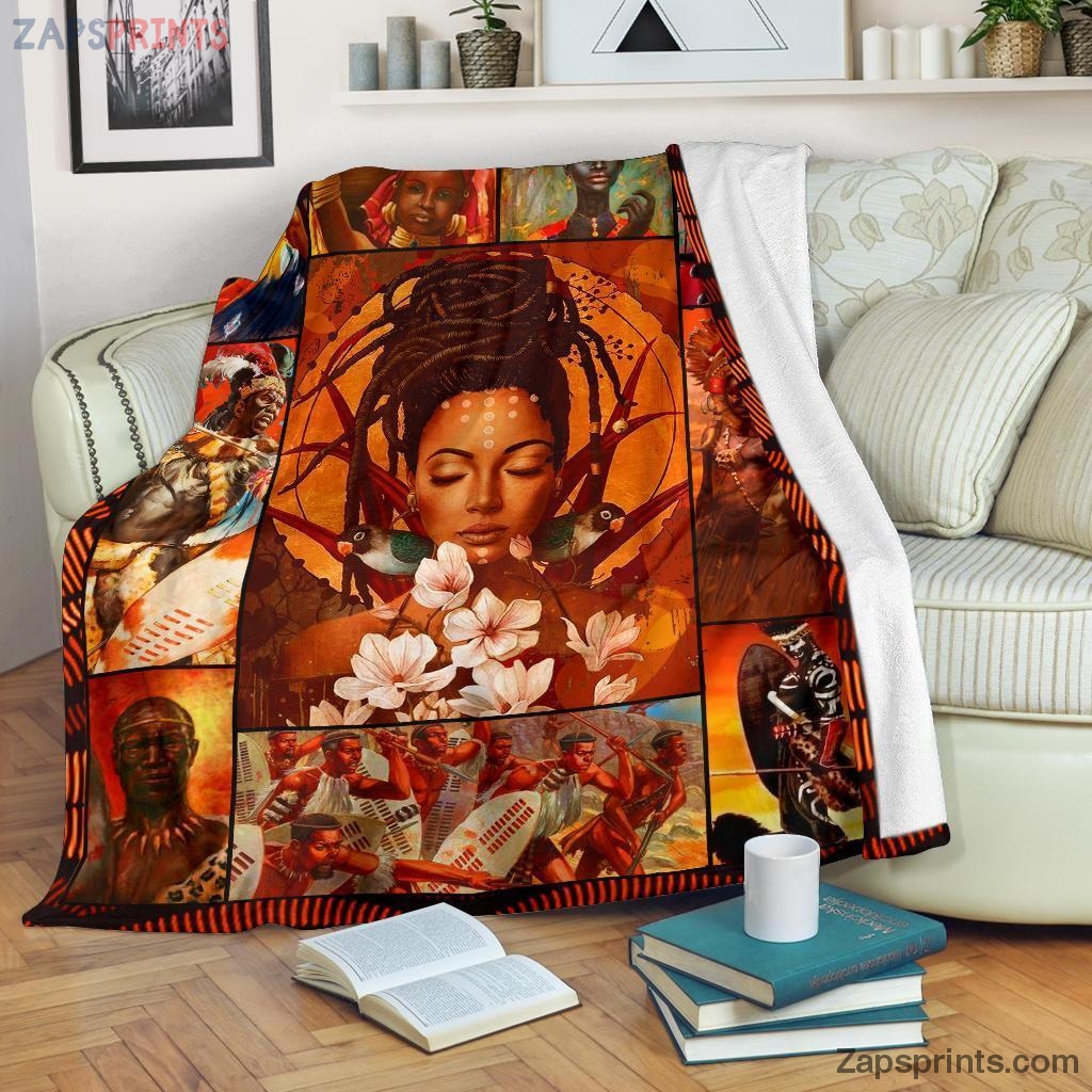 The Beauty Of African Culture – African Culture Ccvxxix Blanket – African Culture And Traditions Fleece Blanket