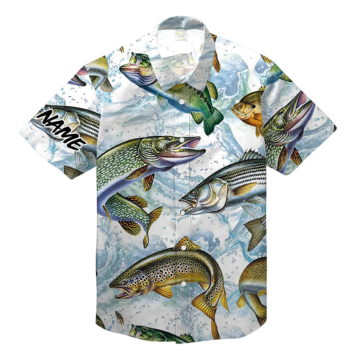 Freshwater Fish Custom Name All Over Printed Hawaii Fishing Gift Ideas Ha103772