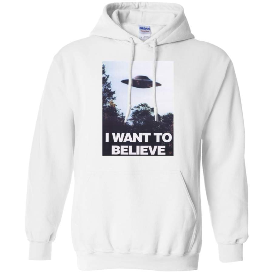 AGR The X-Files I Want To Believe Gildan Pullover Hoodie